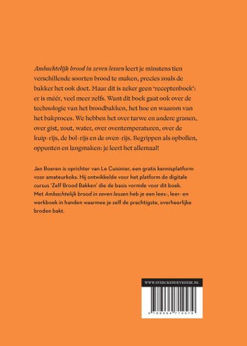 Ambachtelijk brood in zeven lessen 9789464714579 Jan Boeren, Boeken, Verzenden, Zo goed als nieuw, Jan Boeren