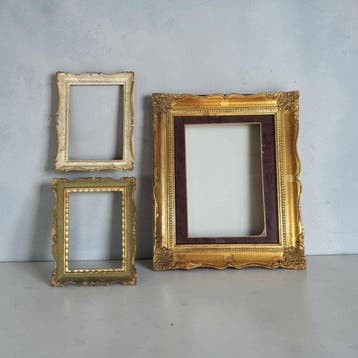 Cornice Fiorentina - Laccata Dorata - Lijst (3)- Corniche -