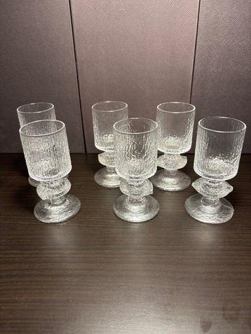 Iittala - Tapio Wirkkala - Wijnglas (6) - Kristal