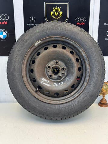Opel Combo bj.2017 185/65R15 reservewiel 5x98, Auto-onderdelen, Gebruikt, 15 inch, Banden en Velgen, 185 mm