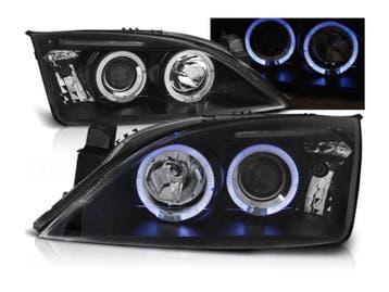 Angel Eyes koplampen Black geschikt voor Ford Mondeo, Auto-onderdelen, Verzenden, Nieuw, Ford
