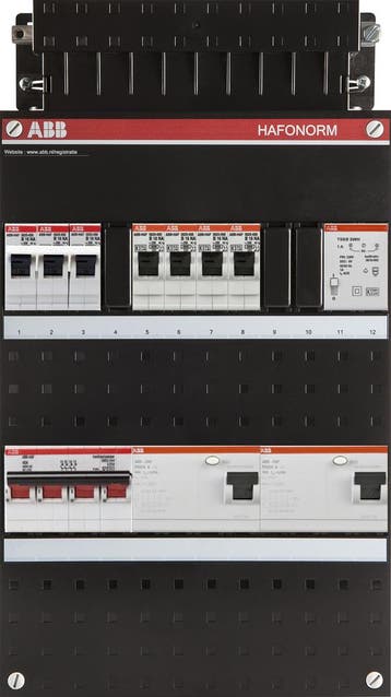 Groepenkast ABB Hafonorm | 5 Groepen 4 x Lichtgroepen 1 x, Ophalen of Verzenden, Nieuw, Groepenkast