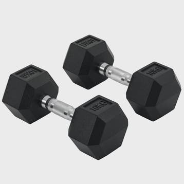 2x 10kg Halters Set - Krachttraining & Bodybuilding voor Man, Verzenden, Nieuw