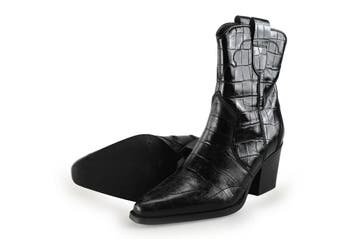 Manfield Cowboy laarzen in maat 38 Zwart, Verzenden, Zwart, Zo goed als nieuw, Manfield