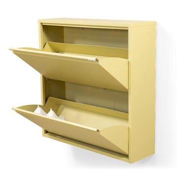 Spinder Design Billy 2 schoenenkast - butter yellow, Verzenden, Nieuw