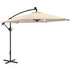 Artemis-parasol, 360° draaibaar, LED-zonne-energie, 3,5 x 3,, Tuin en Terras, Zonneschermen, Verzenden, Nieuw