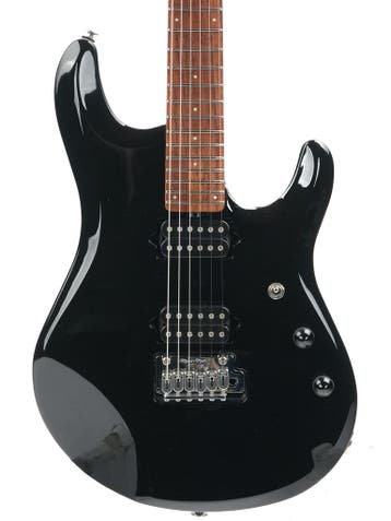 Music Man John Petrucci JP6 Black 2001 (Instrument), Ophalen of Verzenden, Gebruikt, Solid body