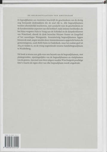 De begraafplaatsen van Amsterdam 9789059370142 M. de Roever, Boeken, Verzenden, Gelezen, M. de Roever