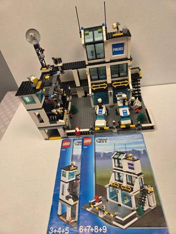 Lego Set - 7744 - City - LEGO City Politiebureau 7744, Kinderen en Baby's, Nieuw