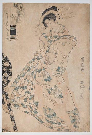 UTAGAWA TOYOKUNI I — Schoonheid uit de Edo-periode