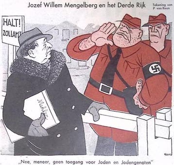 Jozef Willem Mengelberg en het Derde Rijk (lijst optie), Antiek en Kunst, Kunst | Litho's en Zeefdrukken, Verzenden