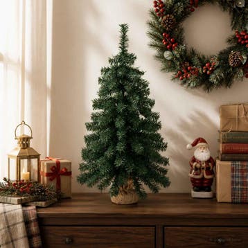 vidaXL Mini Kerstboom 45 cm PVC Groen, Verzenden, Nieuw