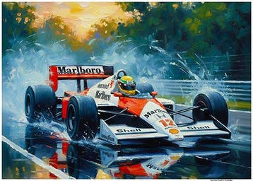 Ayrton Senna: De King of Rain 1988 Formula One World, Nieuw