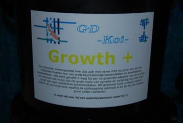G&D Koi Growth+  koivoer 10 liter (Visvoer  Koivoer), Ophalen of Verzenden, Nieuw, Overige typen