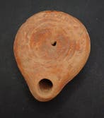 Oud-Romeins Terracotta Olielamp - 86 mm (Zonder