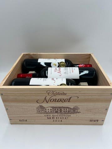2021 Chateau Nouret - Médoc Cru Bourgeois - 6 Flessen (0.75, Nieuw