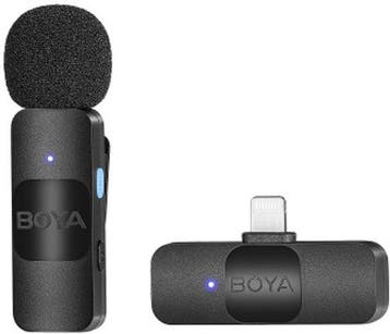 BOYA BY-V1 (V2.0) microfoon Zwart Microfoon met bevestigings, Muziek en Instrumenten, Verzenden, Nieuw