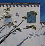 Cyril Beaufils (XX) - Grand soleil, Antiek en Kunst, Kunst | Schilderijen | Klassiek