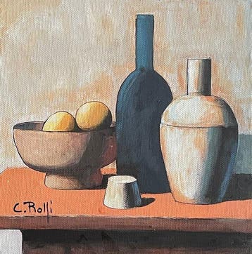Claudio Rolfi (1960) - composizione metafisica (omaggio a