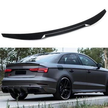 Rear Spoiler Voor Audi A3 8V (Sedan) – Sport Look, Hoogglans, Auto-onderdelen, Ophalen of Verzenden, Nieuw