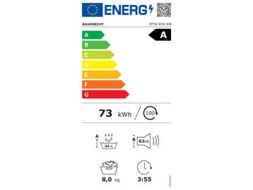 Bauknecht BTSV 87A WB - Warmtepompdroger - 9 kg - 15, Witgoed en Apparatuur, Verzenden, Nieuw