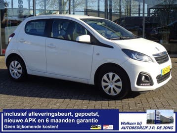 Peugeot 108 1.0 E-vti AUTOMAAT Airco Bluetooth Zuinig Mooi!, Dealer onderhouden, Stof, Met garantie (alle), Origineel Nederlands