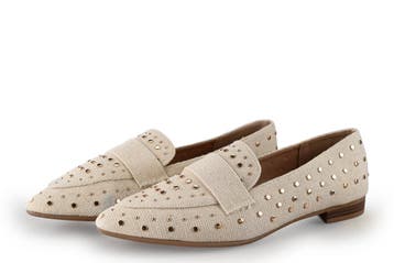 Nelson Loafers in maat 42 Beige, Kleding | Dames, Verzenden, Beige, Overige typen, Zo goed als nieuw