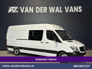 Mercedes-Benz Sprinter | 314 CDI 143pk L3H2 Dubbele Cabine, Gebruikt, Euro 6, Wit, Mercedes-Benz