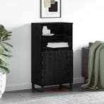 vidaXL Highboard Zwart 60 x 36 x 110 cm Bewerkt hout, Huis en Inrichting, Kasten | Buffetkasten, Minder dan 50 cm, Verzenden, 100 tot 150 cm