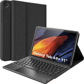 AZERTY Toetsenbord Samsung A9 Plus 11 | Laatste Stuk!, 11 inch, Samsung Galaxy Tab A9 Plus 11 inch (SM-X210/X216), Nieuw, Bescherming voor- en achterkant
