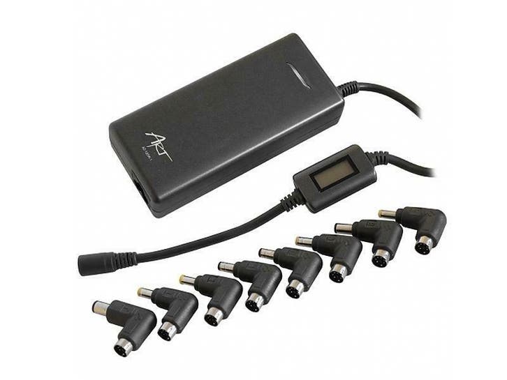Universele ultra dunne notebook adapter 70 W met LCD scherm, Computers en Software, Pc- en Netwerkkabels, Nieuw, Ophalen of Verzenden