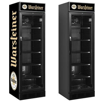 Warsteiner glasdeurkoelkast 345 liter, Ophalen of Verzenden
