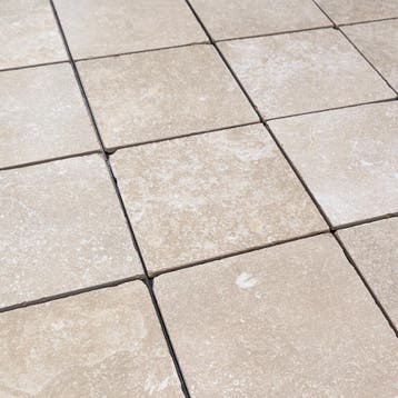 Getrommelde keramische vloertegels beige 20x20, Verzenden, Nieuw