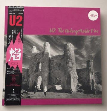 U2 - THE UNFORGETTABLE FIRE – RARE 1984 JAPANESE PROMOTIONAL, Nieuw in verpakking
