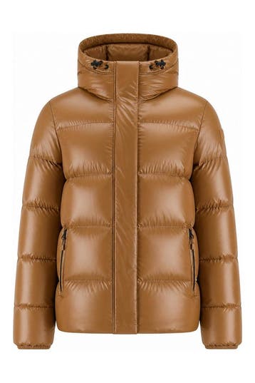 Napapijri Jas in maat S Bruin, Kleding | Dames, Jassen | Winter, Napapijri, Verzenden, Zo goed als nieuw, Bruin