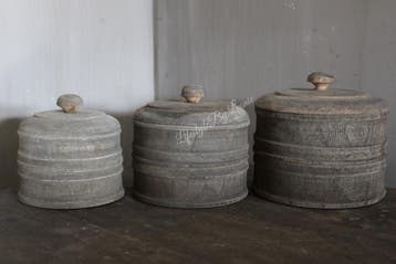 Luksa set houten potjes Dimy, Ophalen of Verzenden, Nieuw