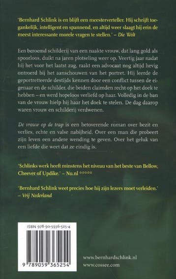 De vrouw op de trap 9789059365254 Bernhard Schlink, Verzenden, Zo goed als nieuw, Bernhard Schlink