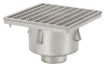 Afvoerput | Industrieel | RVS | 300 x 300 mm HorecaTraders, Verzenden, Nieuw in verpakking