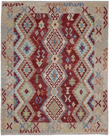 Handgeweven Designer Kelim – Afghan Design - Kelim - 234 cm, Nieuw