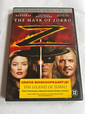 THE MASK OF ZORRO (DVD), Verzenden, Gebruikt