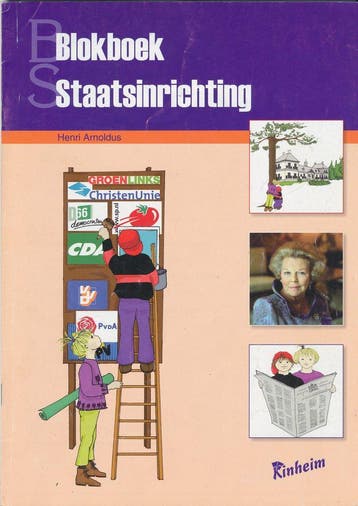 Kinheim Blokboek Staatsinrichting groep 7/8 (zie omschrijvin, Verzenden, Nieuw