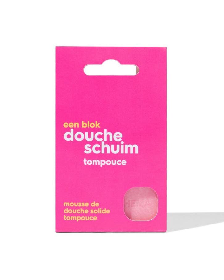 HEMA Blok doucheschuim tompouce 65g, Sieraden, Tassen en Uiterlijk, Uiterlijk | Lichaamsverzorging, Nieuw, Verzenden