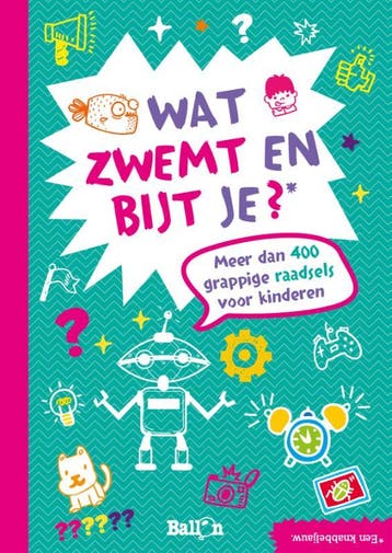 Wat zwemt en bijt je? / Raadselboeken / 0 - Greet Bauweleers, Verzenden, Zo goed als nieuw, Greet Bauweleers