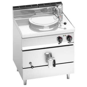 GGM Gastro | Elektrisch kookketel - 55L - 9,0kW - Indirect |, Verzenden, Nieuw in verpakking, Fornuis, Frituur en Grillen
