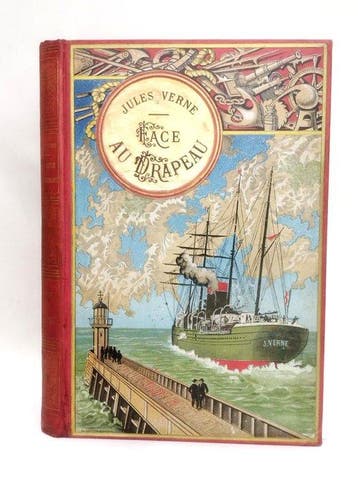 Jules Verne - Face au drapeau - 1896