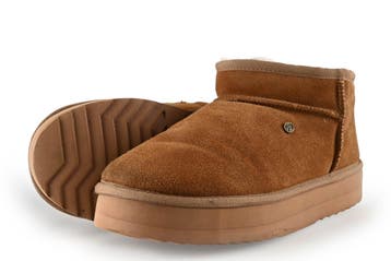 Warmbat Enkellaarzen in maat 42 Cognac, Kleding | Dames, Schoenen, Overige kleuren, Verzenden, Lage of Enkellaarzen, Gedragen