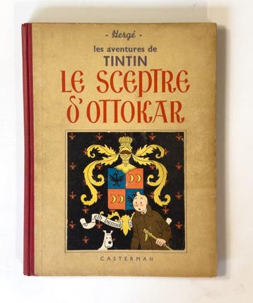 Tintin T7 - Le Sceptre dOttokar N&B (A7) - C - 1ère édition, Boeken, Nieuw