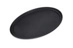 Ovalen anti-slip dienblad | Glasvezel/staal | 790x610x26mm, Verzenden