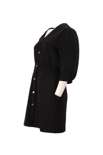 AAIKO Jurk in maat S Zwart, Kleding | Dames, AAIKO, Verzenden, Zo goed als nieuw, Zwart