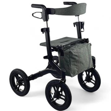 Rollator Plaza Outdoor  Met Luchtbanden (Nieuw), Ophalen of Verzenden, Opvouwbaar, Nieuw